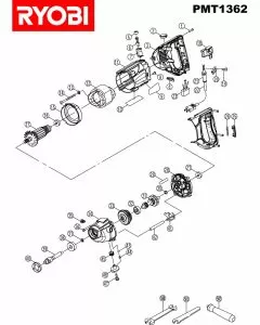 Buy A Ryobi PMT1361 Spare part or Replacement part for Your Cordless Drill and Fix Your Machine Today